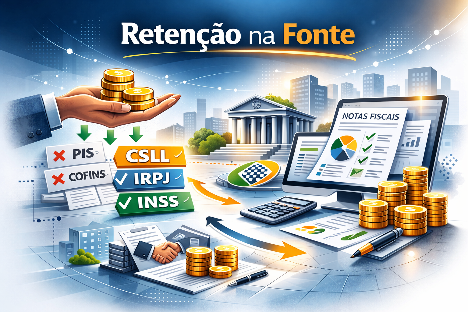 Reten��es dos Impostos Federais ap�s a RTC: o que muda a partir de 2027