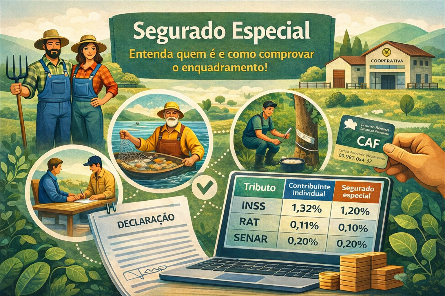 Produtor Segurado Especial: Entenda quem � e como comprovar o enquadramento!