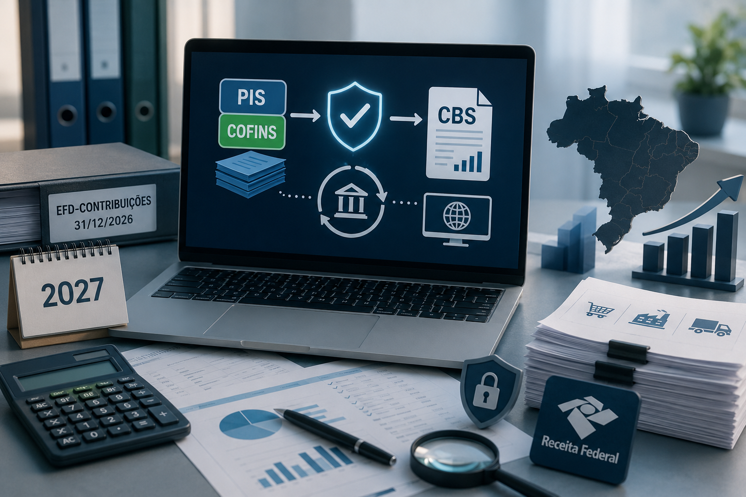Saldo Credor de PIS e COFINS: Regras de transi��o para CBS
