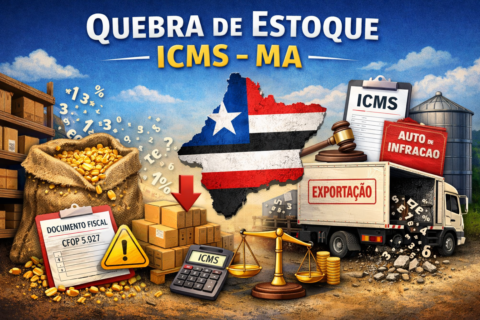 Perdas e quebras t�cnicas na comercializa��o de gr�os no Maranh�o