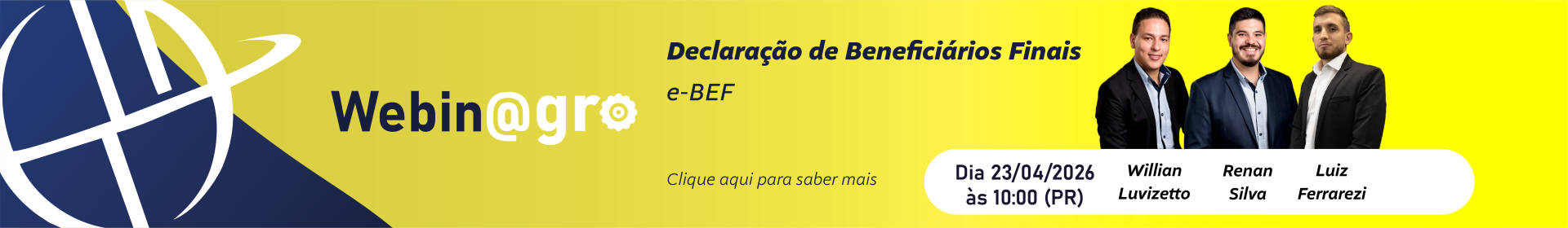 Webinagro: Declara��o de Benefici�rios Finais - e-BEF