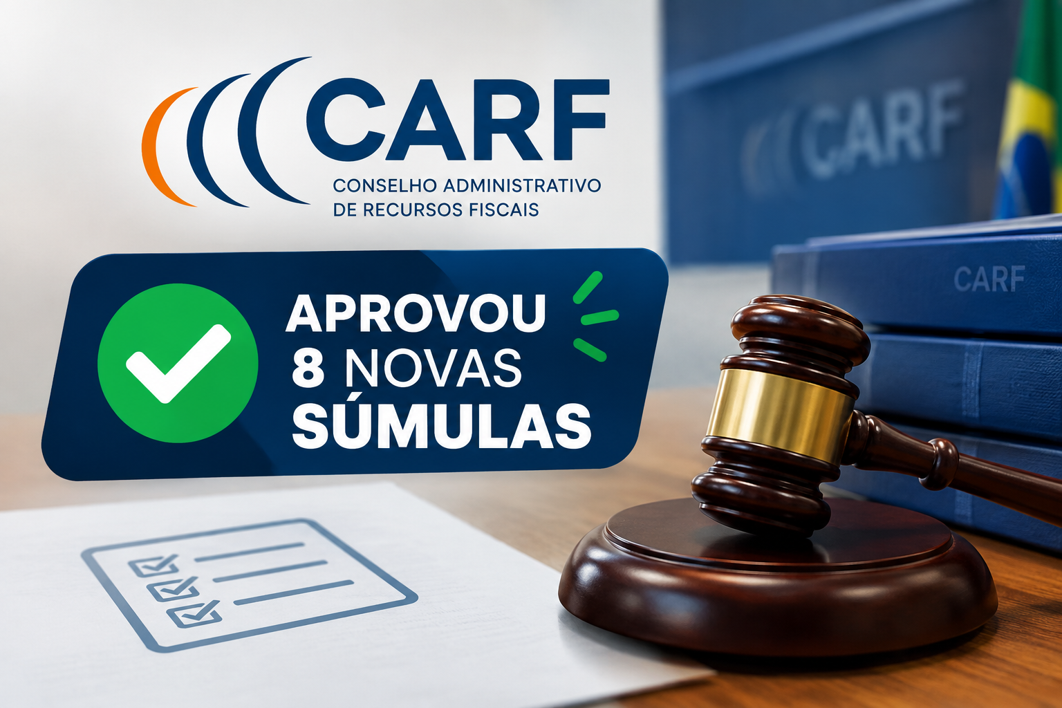 CARF aprova o enunciado de oito novas s�mulas